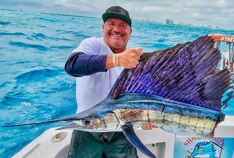 Deep sea fishing trophy catch photo